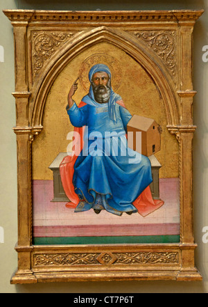 Noahs Arche 1408 von Lorenzo Monaco (Piero di Giovanni Italien italienische Florenz ca. 1370 – 1425) Stockfoto