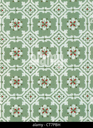 American Vintage Tapetenmuster der 1930er Jahre Stockfoto