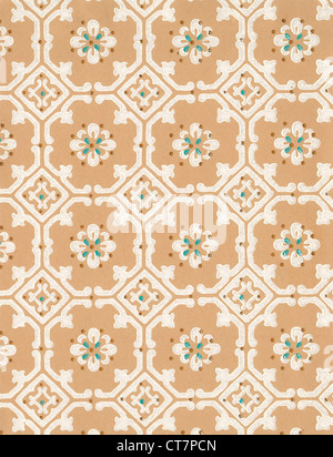 American Vintage Tapetenmuster der 1930er Jahre Stockfoto