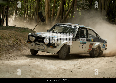 Eine Markierung 2 Ford Escort auf der Kundgebung auf dem Goodwood Festival of Speed 2010 inszenieren. © Jonathan Stokes 2010, moralische Rechte geltend gemacht. Stockfoto