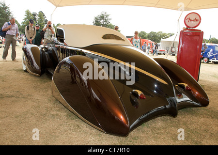 1936 Auburn Boat Tail Speedster im Besitz von Frontmann der Rockband Metalica, James Hetfield. Stockfoto