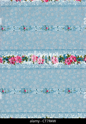 American Vintage Tapetenmuster der 1930er Jahre Stockfoto