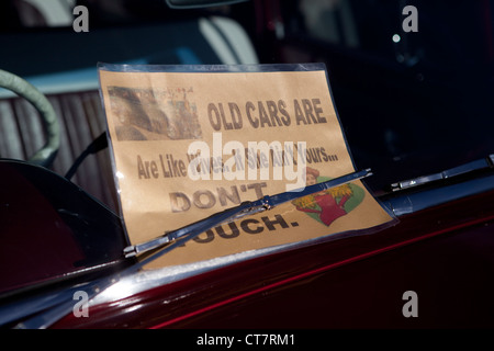 "Great Southern Weekender" Autofahren Oldtimerveranstaltung in Albany, Western Australia, 2012 statt. Stockfoto