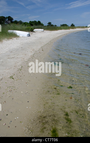 Massachusetts, Martha's Vineyard, Vineyard Haven. Sandstrand. Stockfoto