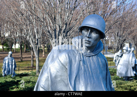 Korean War Memorial in Washington, D.C. Stockfoto