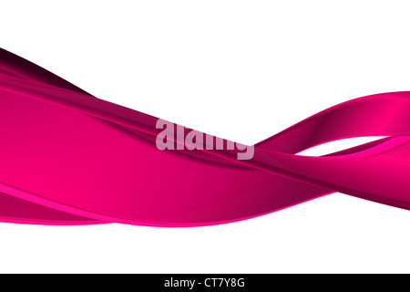 Abstrakte 3D-Linien und Wellen Stockfoto