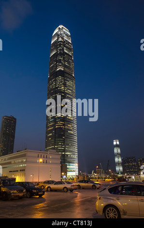 Blick auf die Stadt von Hong Kong befindet sich im zentralen Stadtteil Stockfoto