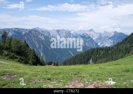 Rofan Bergpanorama in Tirol, Österreich Stockfoto
