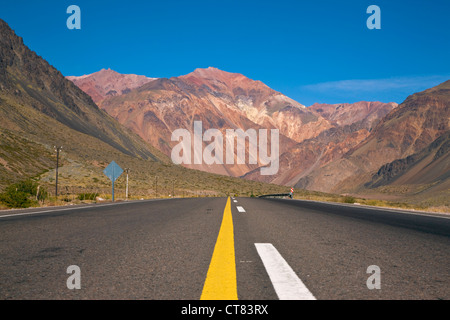 Alta Montana route Stockfoto