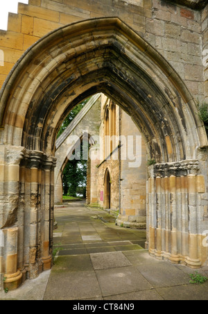 Abtei-Kirche des Heiligen Kreuzes, Bilovec Stockfoto