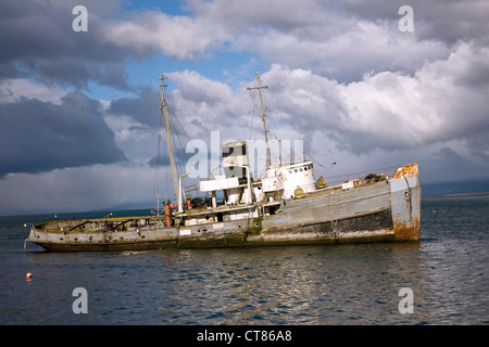 Der Heilige Christophorus Schiffbruch im Hafen Stockfoto