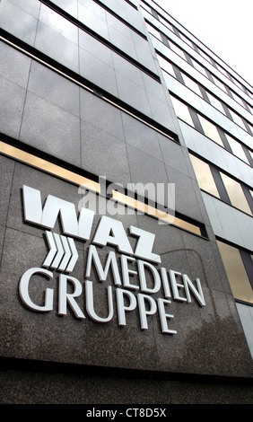 WAZ Mediengruppe in Essen Stockfoto