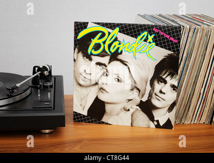 Essen der Beat ist das vierte Studioalbum der amerikanischen Rockband Blondie, veröffentlicht im Jahr 1979. Stockfoto