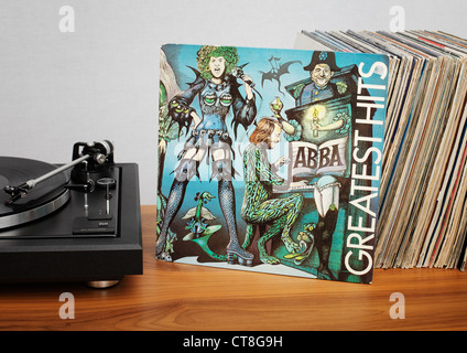 Greatest Hits ist ein Compilation-Album von schwedischen pop-Gruppe ABBA. Stockfoto
