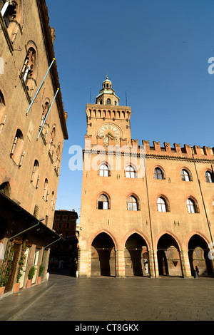 Palazzo Comunale, Bologna, Italien, Europa Stockfoto