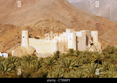 Elk207-2299 Oman, Nakhal Fort, 19. Jh. Stockfoto