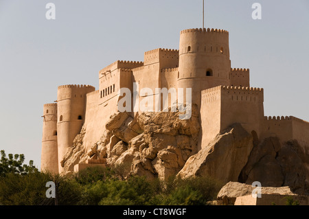 Elk207-2308 Oman, Nakhal Fort, 19. Jh. Stockfoto