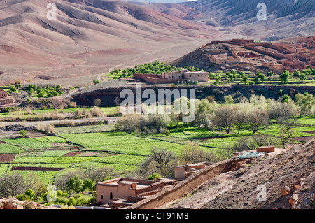 dramatische Landschaft im südlichen Atlasgebirge, Marokko Stockfoto