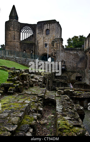 Teil des alten Palastes in Dunfermline, Fife, Schottland. Stockfoto