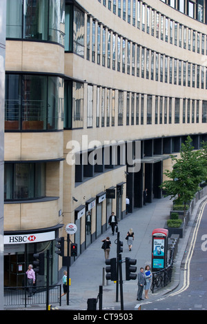 HSBC Filiale Zentrum von London, Winchester House, London Wall Stockfoto