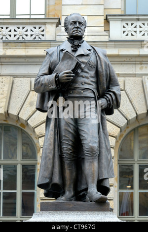 Berlin, Deutschland. Statue von Karl August von Hardenberg (1750-1822) Preußischer Staatsmann Stockfoto