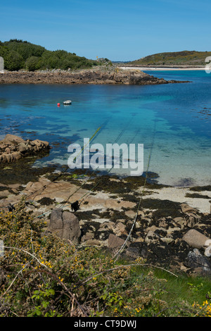 Vean Bucht. St Agnes, Isles of Scilly, Cornwall, Stockfoto