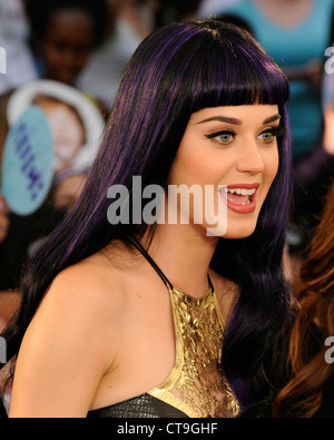 17. Juni 2012 - Toronto, Kanada - Katy Perry Ankunft auf dem roten Teppich für die 2012 viel Music Video Awards (MMVA). (DCP/N8N) Stockfoto