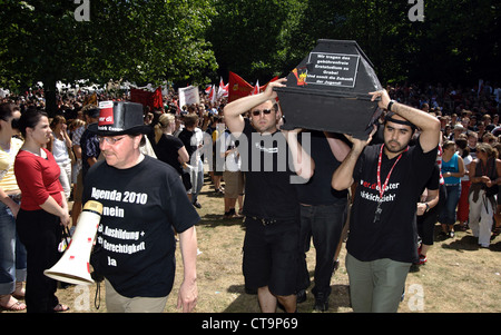 Essen, Studentendemonstration gegen Studiengebühren Stockfoto