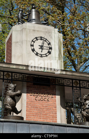 Delacorte Uhr im Central Park, New York Stockfoto