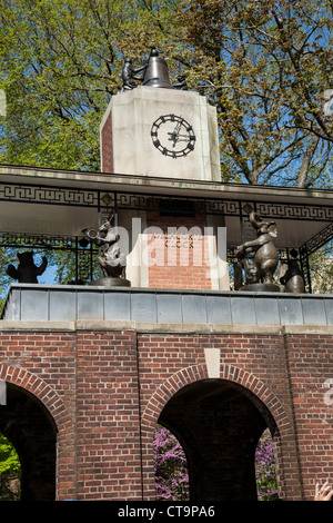 Delacorte Uhr im Central Park, New York Stockfoto