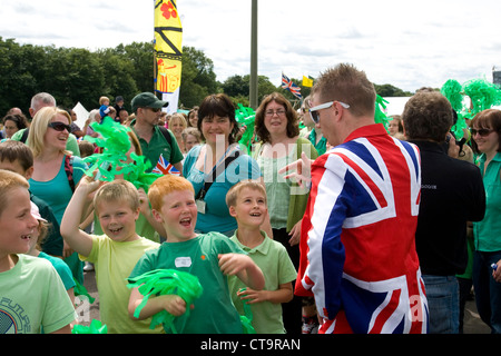 Shropshire Diamond Jubilee Pageant an RAF Cosford, 12. Juli 2012. Stockfoto