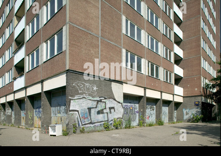 Berlin, im Erdgeschoss-Bereich von vorgefertigten Stockfoto