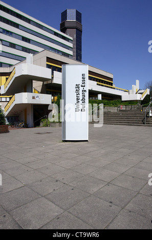 Essen, Universität Duisburg-Essen Stockfoto