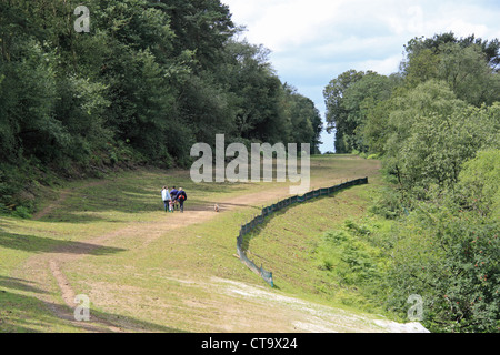 Alte Route von A3, jetzt angelegten nach Eröffnung des Tunnels unter Hindhead Gemeinsame, Surrey, England, Großbritannien, USA, UK, Europa Stockfoto