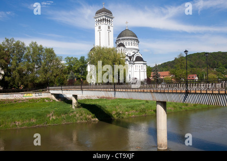 Kirche in Sighisoara, Karpaten Siebenbürgens, Târnava Mare Fluss Mureş Grafschaft, Rumänien, Osteuropa, EU Stockfoto