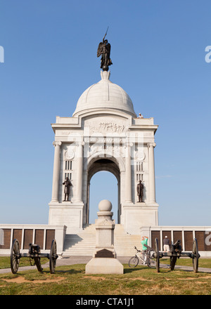 Pennsylvania Denkmal - Gettysburg, Pennsylvania USA Stockfoto