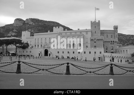 Der Prinz Palast von Monaco, Place du Palais, Monaco-Ville, Fürstentum Monaco Stockfoto