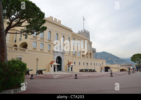 Der Prinz Palast von Monaco, Place du Palais, Monaco-Ville, Fürstentum Monaco Stockfoto