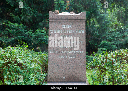 Dorotheenstädtischen Friedhof, Berlin, Deutschland - Hegel Stockfoto