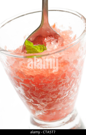 Tequila und Wassermelone Slush-Getränk Stockfoto