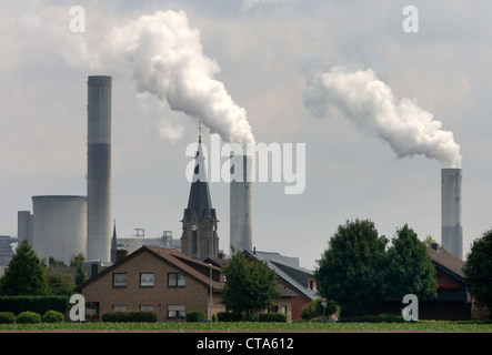 Frimmersdorf RWE Kraftwerk in Grevenbroich Stockfoto