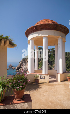 Blanes,Catalonia,Spain.Costa Brava, Pergola im Botanischen Garten Ortschaften. Stockfoto