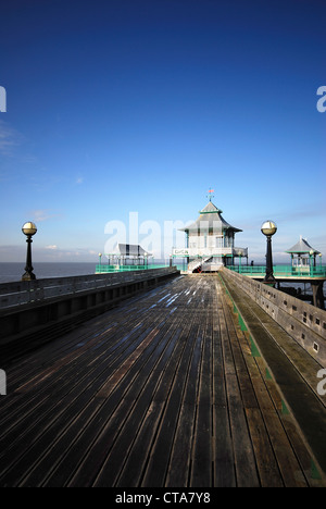 Clevedon Pier, Somerset, UK-Februar 2010 Stockfoto