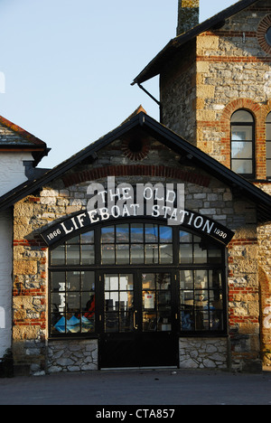 Die alte Rettungsstation in Looe Cornwall UK Stockfoto