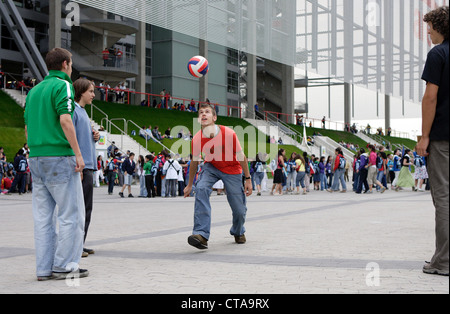 Weltjugendtag, Eroeffnungsgottesdienst in Düsseldorf Stockfoto