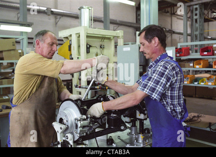 Serienmodell der BMW 3.20i, Kaliningrad, Russland Stockfoto