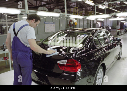 Serienmodell der BMW 3.20i, Kaliningrad, Russland Stockfoto