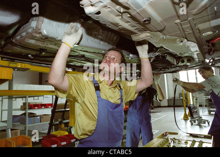 Serienmodell der BMW 3.20i, Kaliningrad, Russland Stockfoto