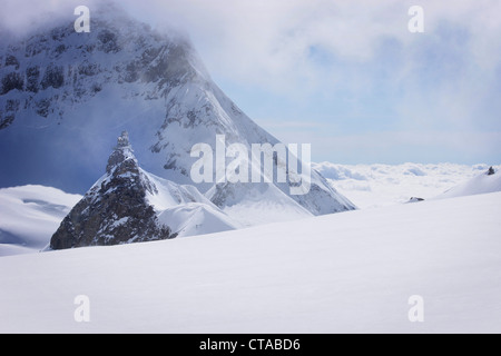 Sphinx-Observatorium auf Jungfraujoch, Grindelwald, Berner Oberland, Schweiz Stockfoto