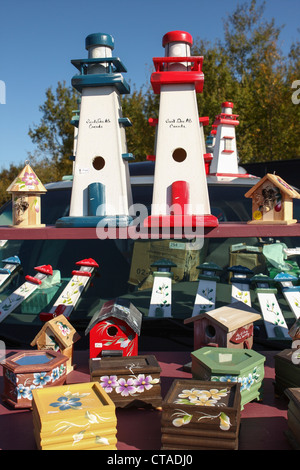 Kanada, New Brunswick, The City of Saint John Leuchtturm Souvenirs Stockfoto